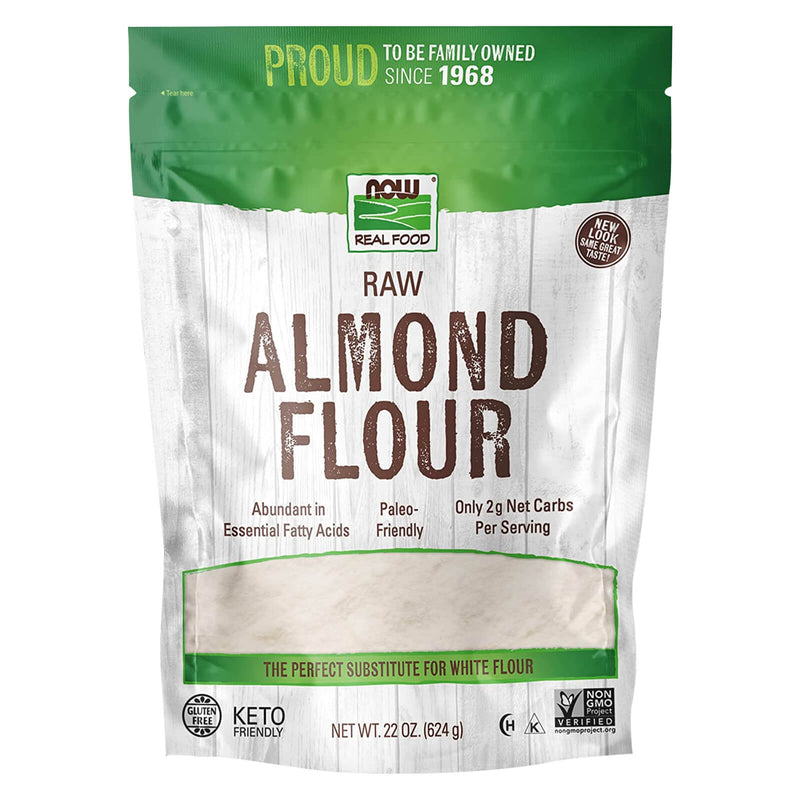 CLEARANCE! NOW Foods Almond Flour Raw 22 oz, BEST BY 02/2024 - DailyVita