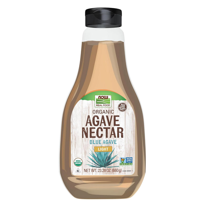 NOW Foods Agave Nectar Light & Organic 23.28 oz - DailyVita