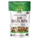 NOW Foods Brasil Nuts Organic Raw e sem sal 10 oz