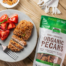 Now Foods Pecans Organic Raw  Unsalted - 10 oz - DailyVita