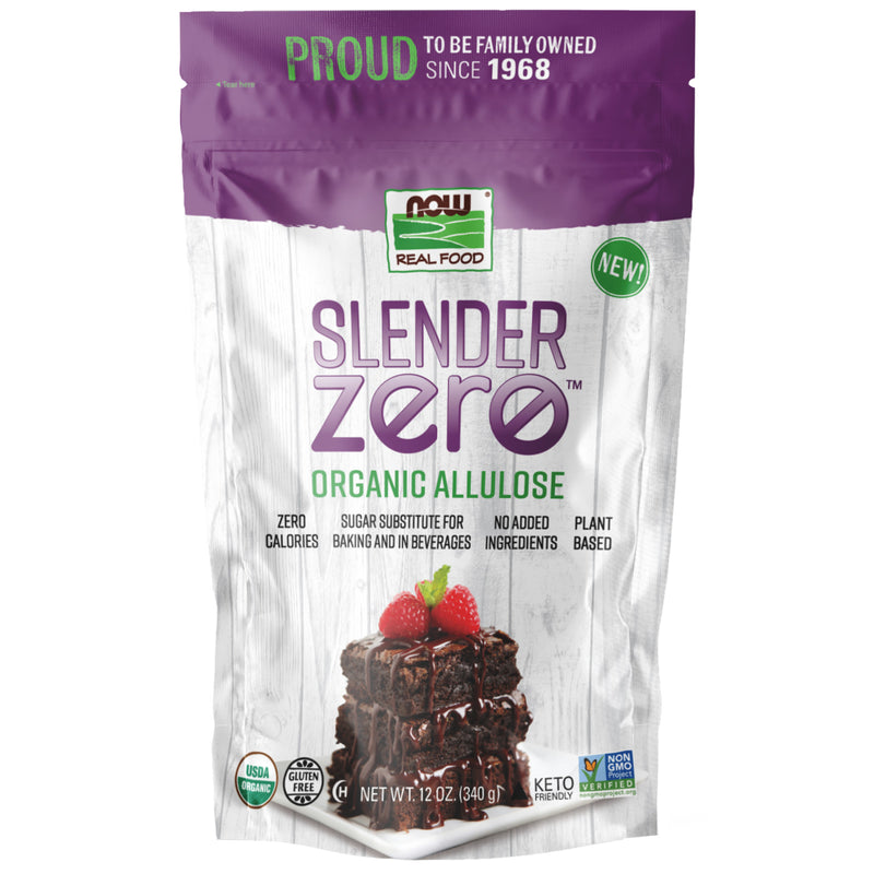 NOW Foods Slender Zero™ Allulose, Organic Powder - 12 oz. - DailyVita