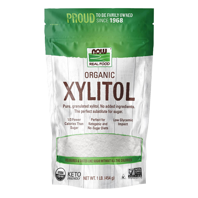 NOW Foods Xylitol, Organic - 1 lb - DailyVita
