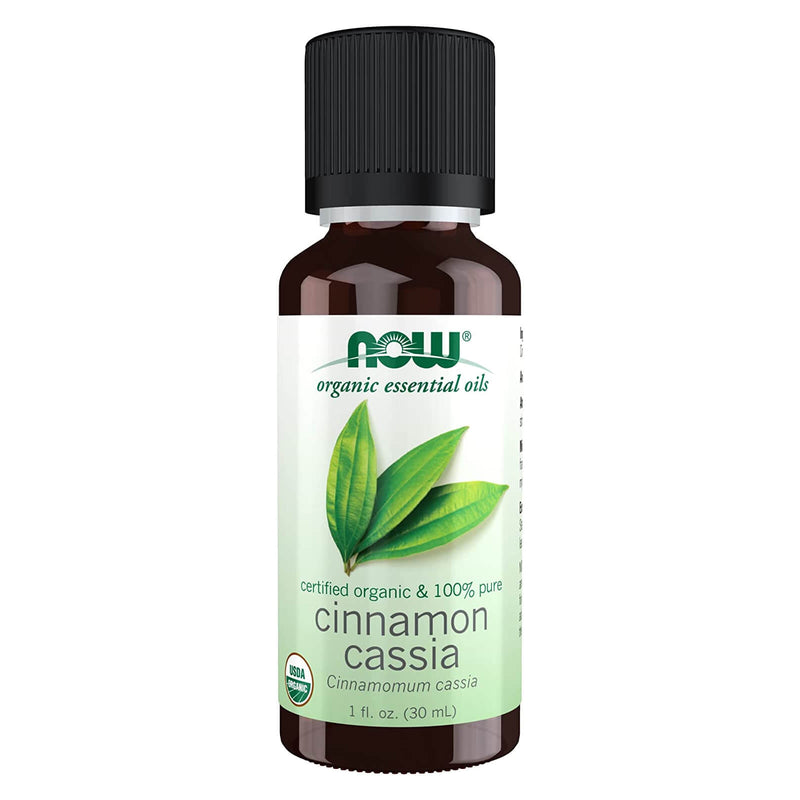 CLEARANCE! NOW Foods Cinnamon Cassia Oil Organic, Stain or Minor Damage - DailyVita