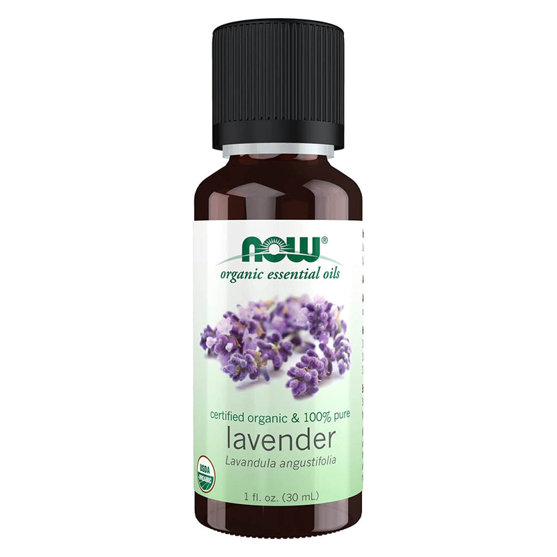CLEARANCE! NOW Foods Lavender Oil Organic 1 fl oz, Stain or Minor Damage - DailyVita