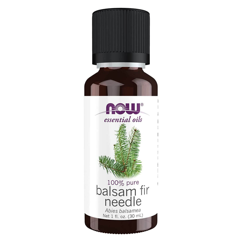 CLEARANCE! NOW Foods Balsam Fir Needle Oil 1 fl oz, Stain Minor Damage, BEST BY 08/2023 - DailyVita