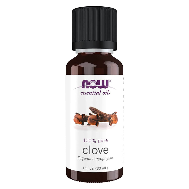 CLEARANCE! NOW Foods Clove Oil 1 fl oz, Stain or Minor Damage