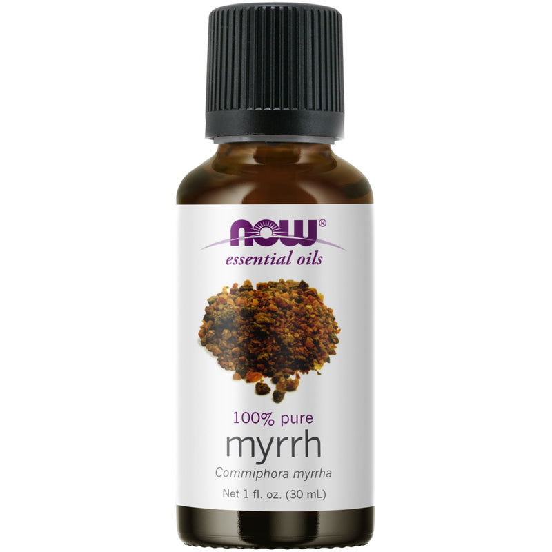 CLEARANCE! NOW Foods Myrrh Oil 1 fl oz, Stain or Minor Damage - DailyVita