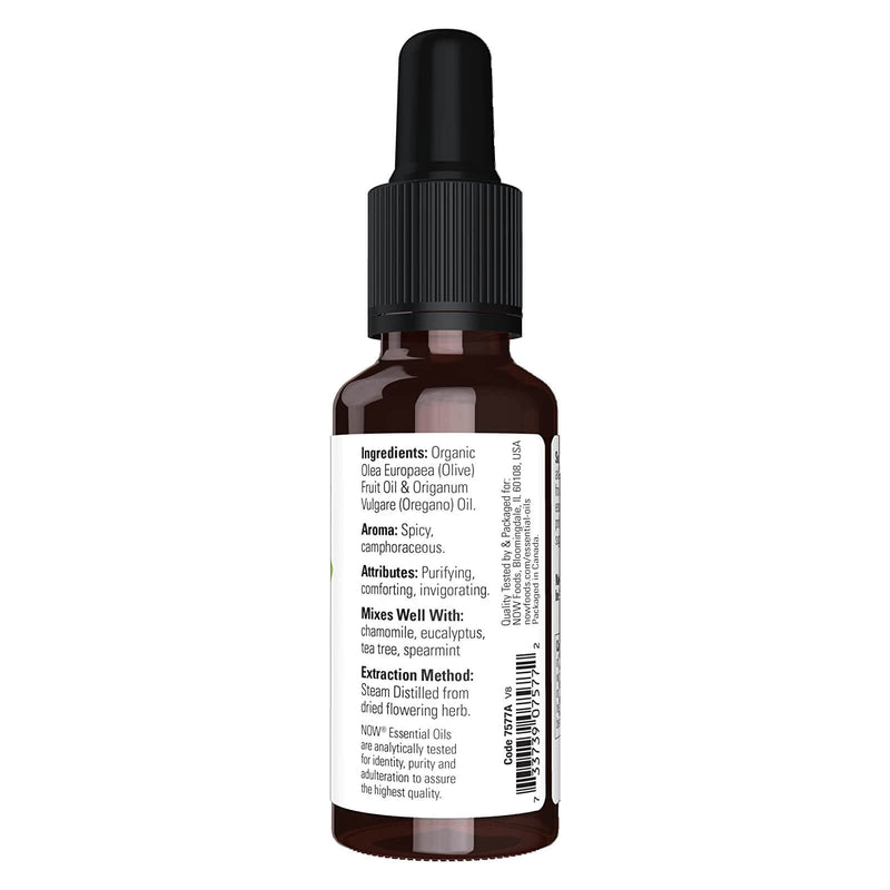 CLEARANCE! NOW Foods Oil of Oregano Blend 1 fl oz, Stain or Minor Damage - DailyVita