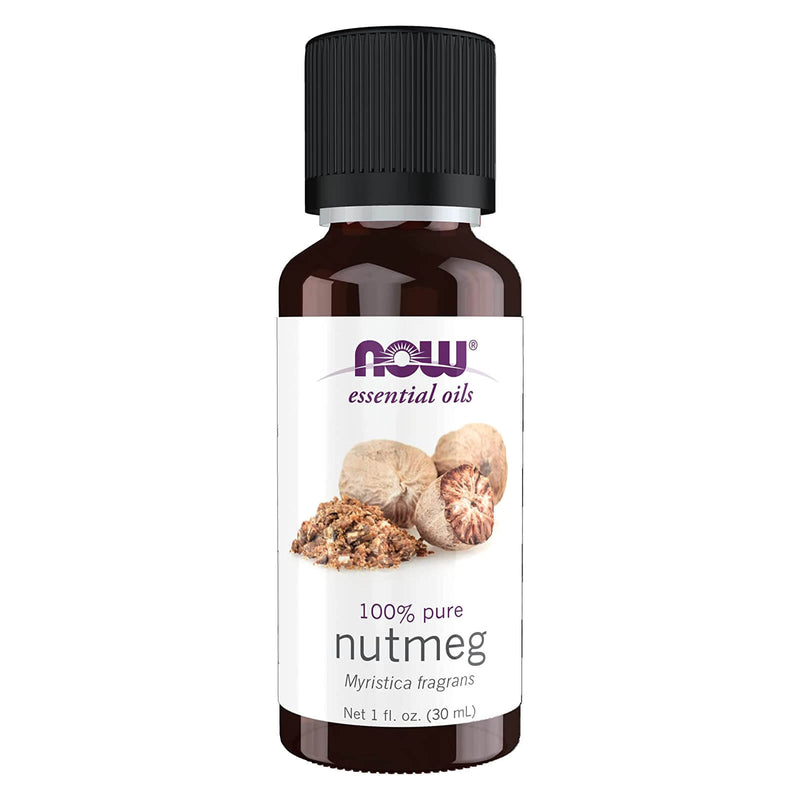 CLEARANCE! NOW Foods Nutmeg Oil 1 fl oz, BEST BY 07/2024 - DailyVita