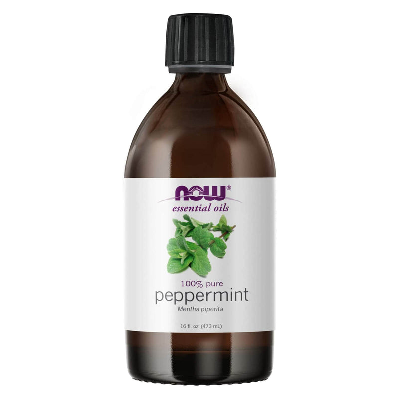 CLEARANCE! NOW Foods Peppermint Oil 16 fl oz, BEST BY 10/2023 - DailyVita