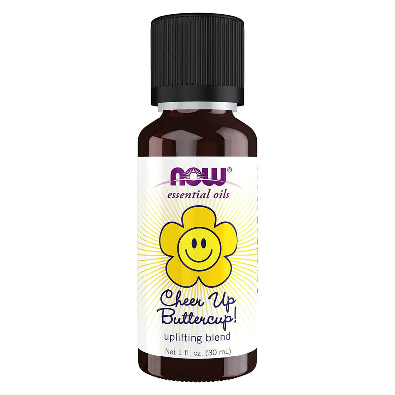 CLEARANCE! NOW Foods Cheer Up Buttercup! Oil Blend 1 fl oz, Stain or Minor Damage