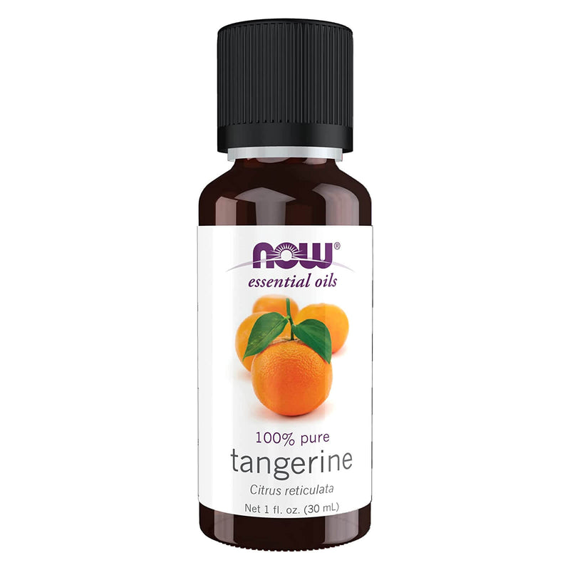 CLEARANCE! NOW Foods Tangerine Oil 1 fl oz, Stain Label Minor Damage - DailyVita
