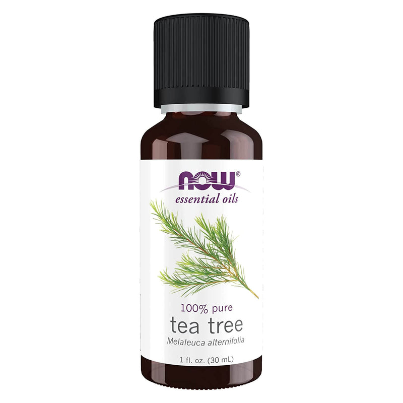 CLEARANCE! NOW Foods Tea Tree Oil 1 fl oz, Stain or Minor Damage - DailyVita
