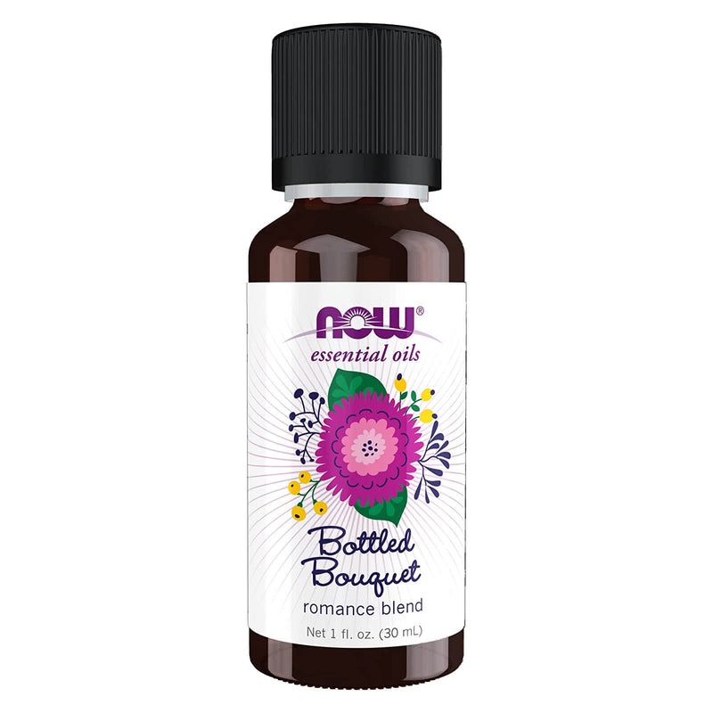 CLEARANCE! NOW Foods Bottled Bouquet Oil Blend 1 fl oz, Stain or Minor Damage - DailyVita