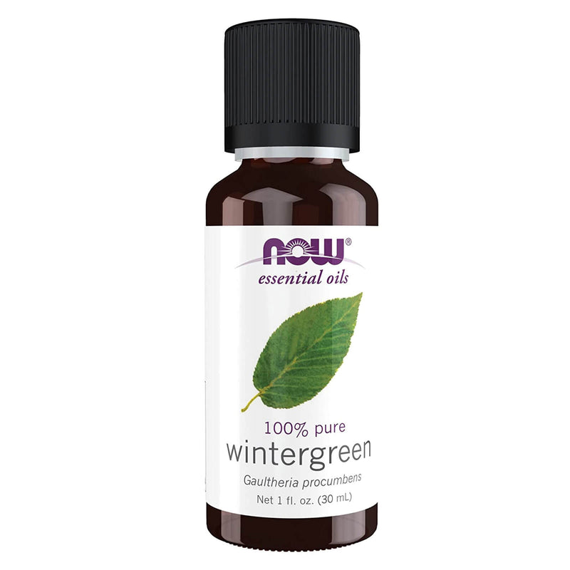 CLEARANCE! NOW Foods Wintergreen Oil 1 fl oz, Stain or Minor Damage