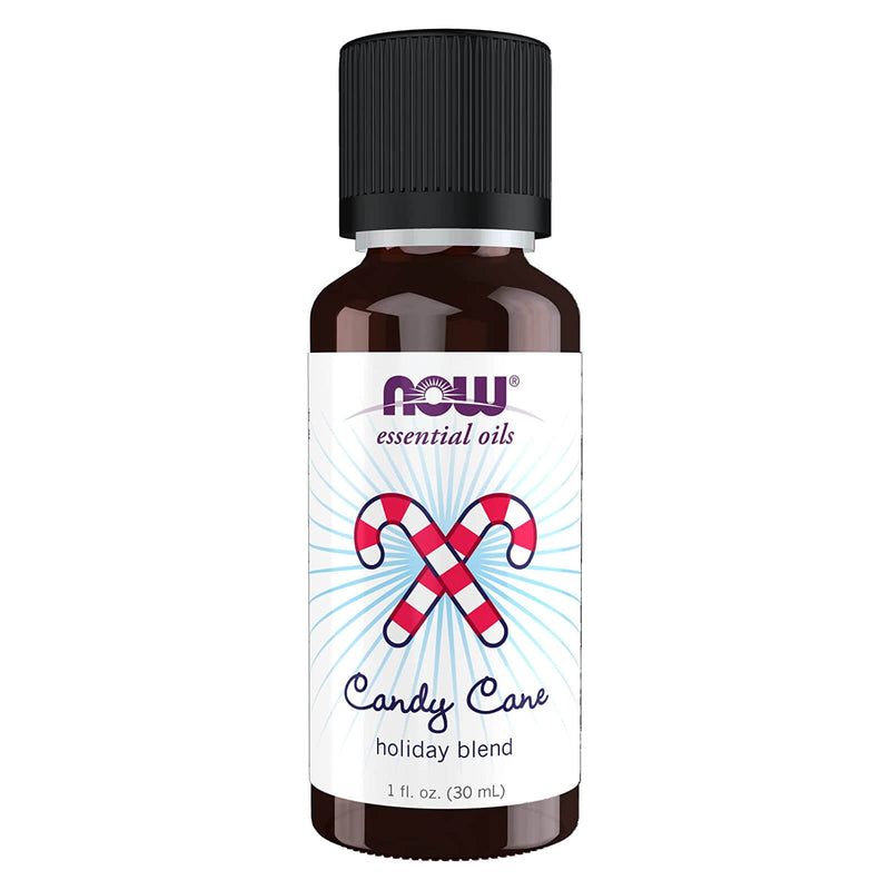 CLEARANCE! NOW Foods Candy Cane Oil Blend 1 fl oz, Stain or Minor Damage - DailyVita