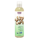 CLEARANCE! NOW Foods Castor Oil Organic 8 fl oz, Stain or Minor Damage - DailyVita