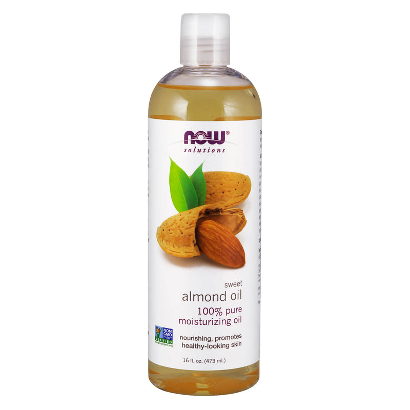 CLEARANCE! NOW Foods Sweet Almond Oil 16 fl oz, BEST BY 11/2024