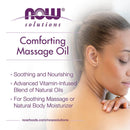 CLEARANCE! NOW Foods Comforting Massage Oil 16 oz, BEST BY 05/2026 - DailyVita
