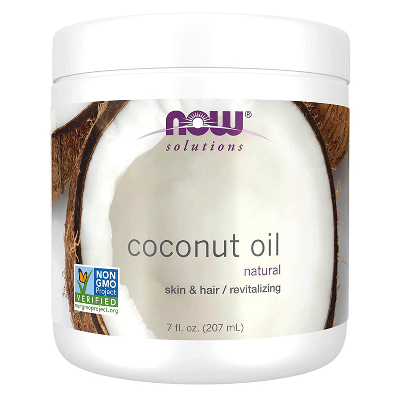 CLEARANCE! NOW Foods Coconut Oil 7 fl oz, BEST BY 07/2024 - DailyVita