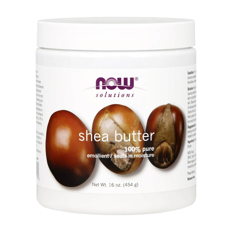 CLEARANCE! NOW Foods Shea Butter 16 oz, Outer Box Missing or Damaged