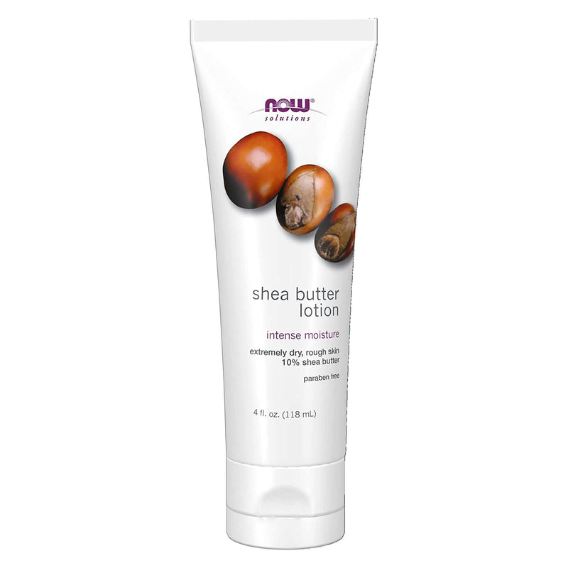 CLEARANCE! NOW Foods Shea Butter Lotion 4 fl oz, BEST BY 12/2025 - DailyVita