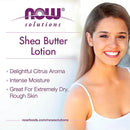 CLEARANCE! NOW Foods Shea Butter Lotion 4 fl oz, BEST BY 12/2025 - DailyVita