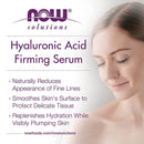 CLEARANCE! NOW Foods Hyaluronic Acid Firming Serum 1 fl oz, BEST BY 02/2023 - DailyVita