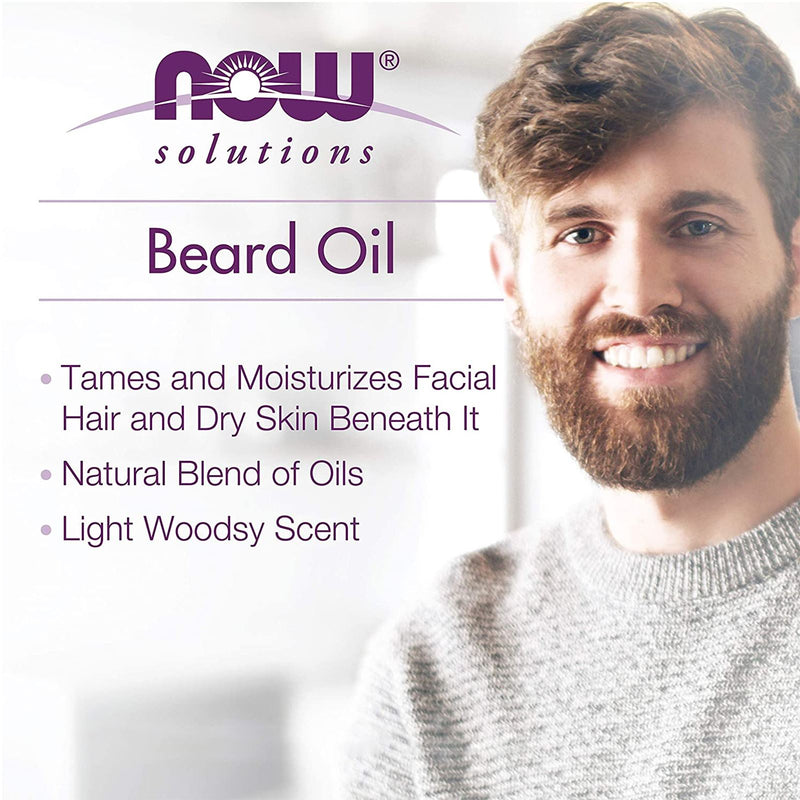 CLEARANCE! NOW Foods Beard Oil 1 fl oz, BEST BY 05/2024 - DailyVita
