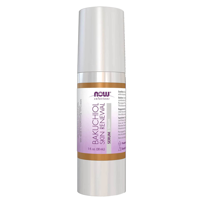 CLEARANCE! NOW Foods Bakuchiol Skin Renewal Serum 1 fl oz, BEST BY 05/2023 - DailyVita