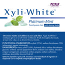 CLEARANCE! NOW Foods Xyliwhite Platinum Mint Toothpaste Gel with Baking Soda 6.4 oz, Outer Box Missing or Damaged - DailyVita
