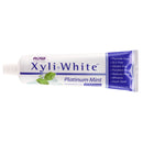CLEARANCE! NOW Foods Xyliwhite Platinum Mint Toothpaste Gel with Baking Soda 6.4 oz, Outer Box Missing or Damaged - DailyVita