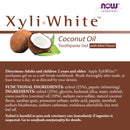 CLEARANCE! NOW Foods XyliWhite Coconut Oil Toothpaste Gel 6.4 oz, Outer Box Missing or Damaged - DailyVita