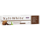 CLEARANCE! NOW Foods XyliWhite Coconut Oil Toothpaste Gel 6.4 oz, Outer Box Missing or Damaged - DailyVita