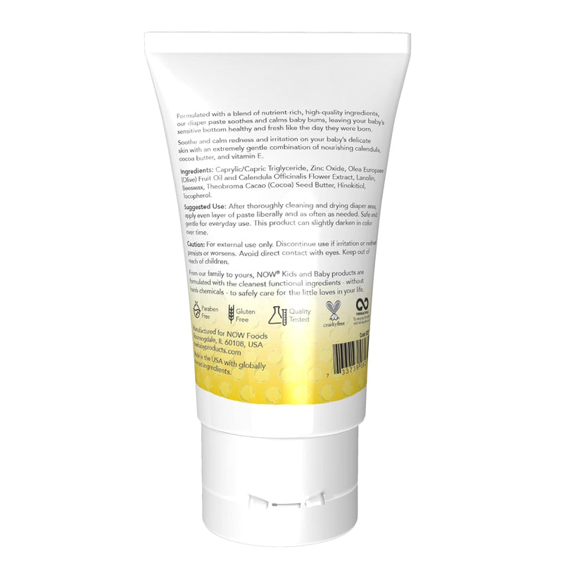 CLEARANCE! NOW Foods Baby Diaper BUTTer Paste 2 oz, BEST BY 01/2026 - DailyVita