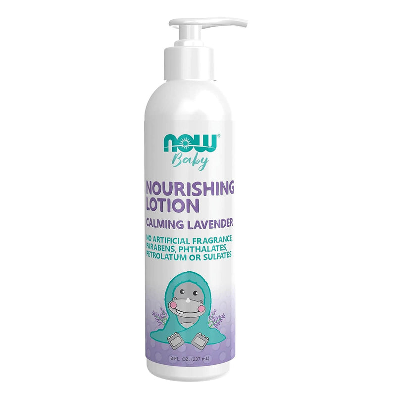 CLEARANCE! Now Foods Nourishing Baby Lotion, Calming Lavender, 8 Oz, BEST BY 03/2025