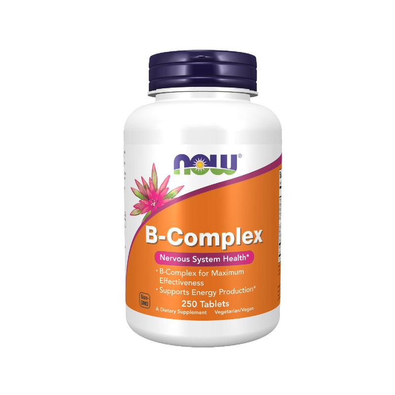 CLEARANCE! NOW Foods Vitamin B-Complex 250 Tablets, SUPER DEAL!  BEST BY 10/2024, BEST BY 10/2024