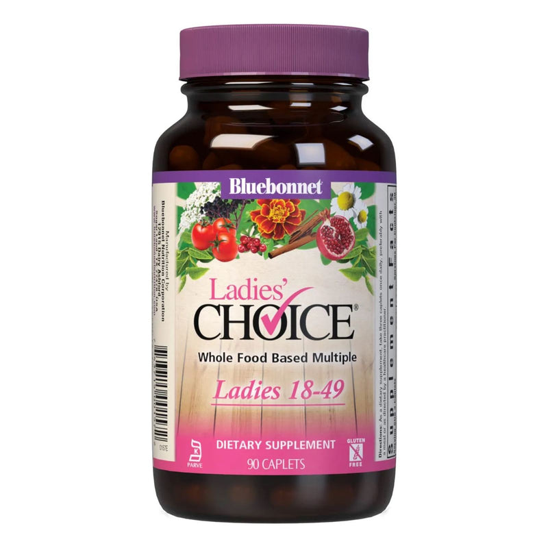 CLEARANCE! Bluebonnet Ladies Choice Whole Food-Based Multiple 90 Caplets, BEST BY 08/2024 - DailyVita