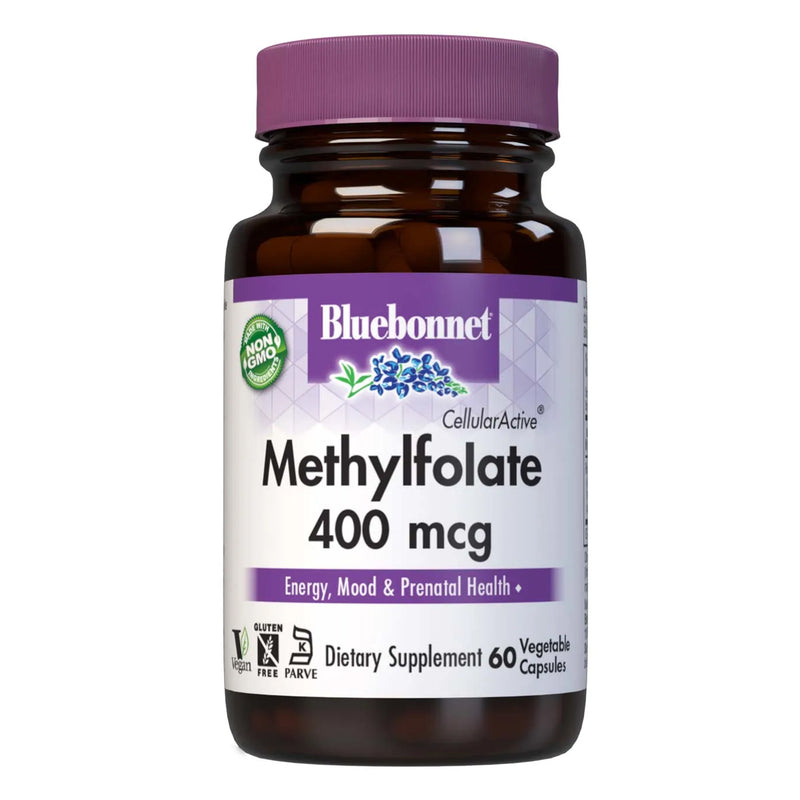 Bluebonnet CellularActive Methylfolate 400 mcg 60 Capsules - DailyVita