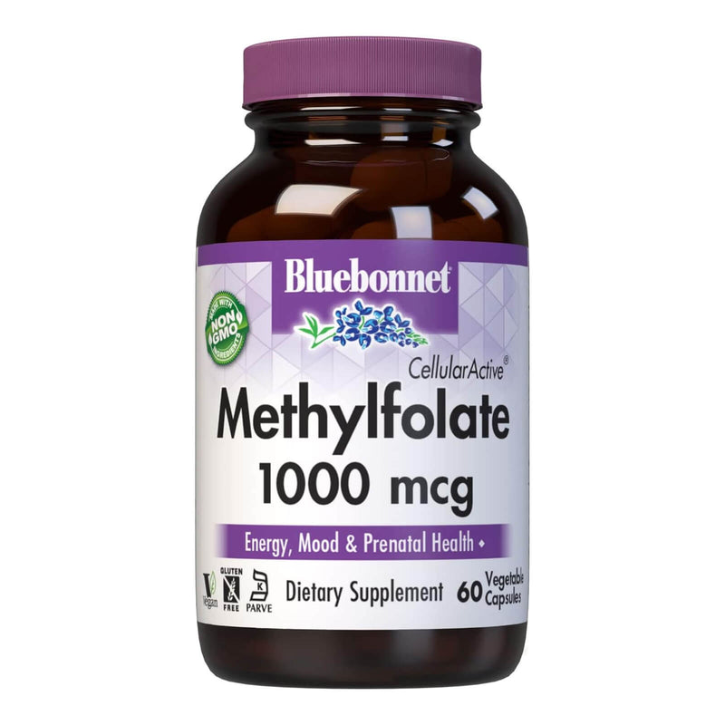 Bluebonnet Cellularactive Methylfolate 1000 Mcg 60 Vegetable Capsules