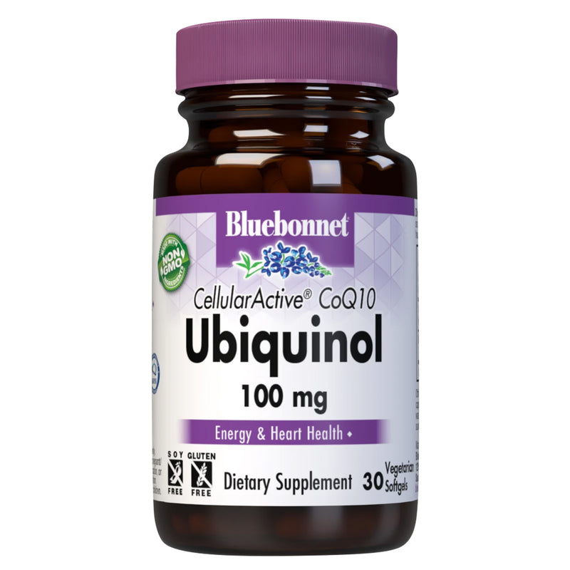 CLEARANCE! Bluebonnet Cellular Active CoQ10 Ubiquinol 100 mg 30 Vegetarian Softgels, BEST BY 11/2025 - DailyVita