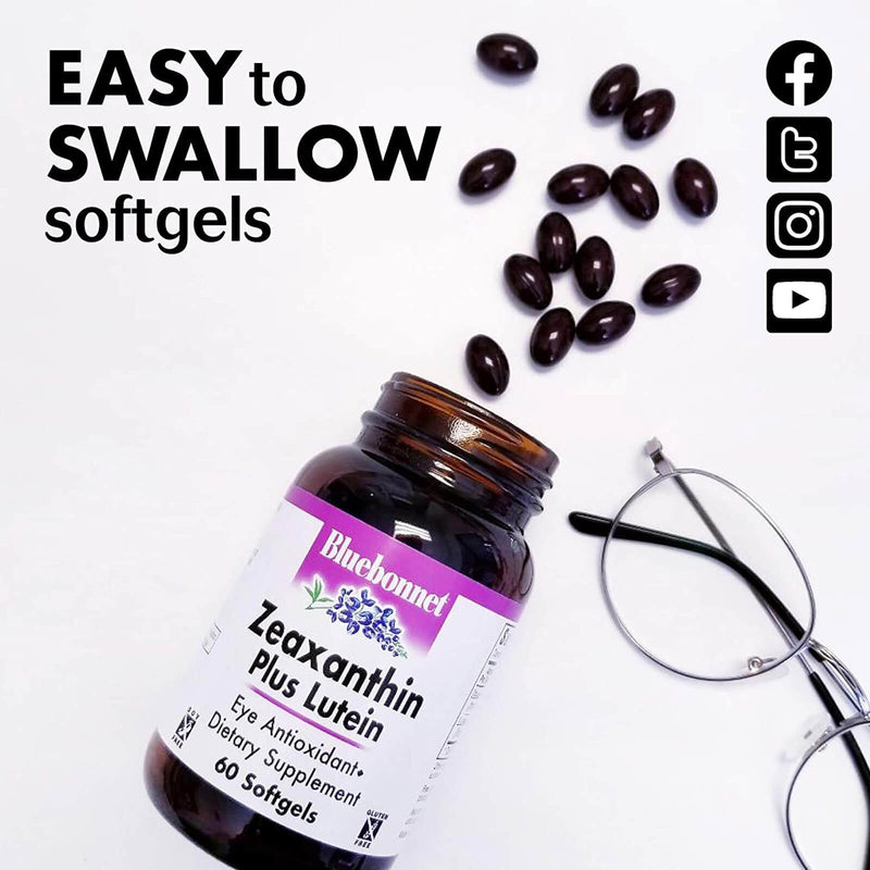 CLEARANCE! Bluebonnet Zeaxanthin & Lutein 30 Softgels, BEST BY 12/2025 - DailyVita