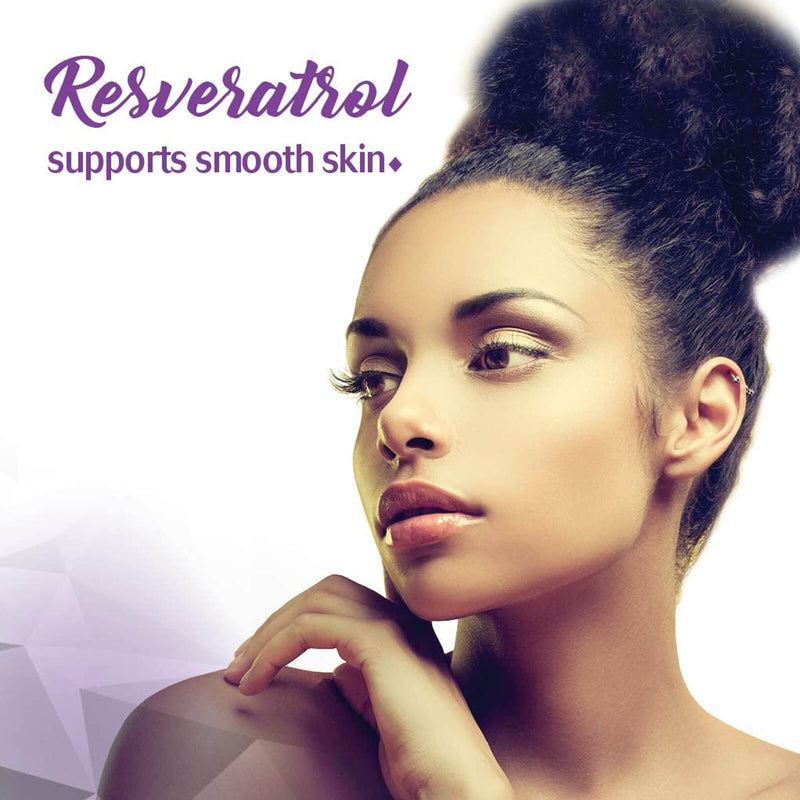 CLEARANCE! Bluebonnet Beautiful Ally Resveratrol 250 mg 60 Veg Capsules, BEST BY 12/2025 - DailyVita