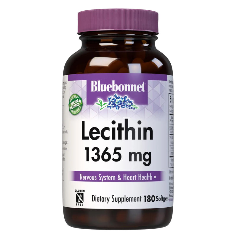 CLEARANCE! Bluebonnet Lecithin 1365 mg 180 Softgels, BEST BY 05/2024 - DailyVita