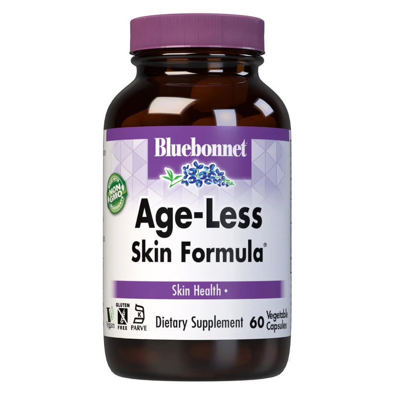 CLEARANCE! Bluebonnet Age-Less Skin Formula 60 Veg Capsules, BEST BY 07/2024 - DailyVita