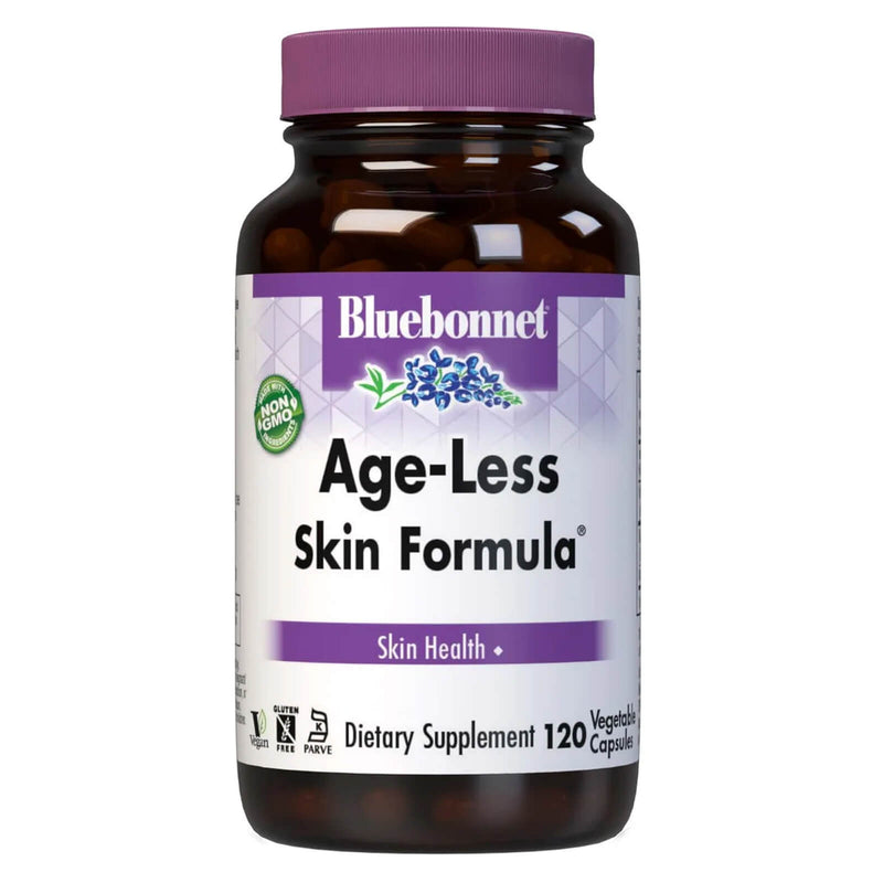 CLEARANCE! Bluebonnet Age-Less Skin Formula 120 Veg Capsules, BEST BY 07/2024 - DailyVita