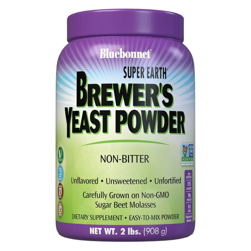 CLEARANCE! Bluebonnet Super Earth Brewer'S Yeast Powder 2 LB, BEST BY 04/2024 - DailyVita