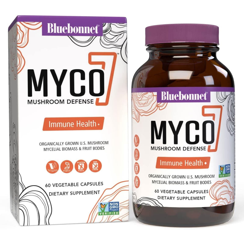 Bluebonnet  Myco-7™ Mushroom Defense - 60 Vegetable Capsules - DailyVita