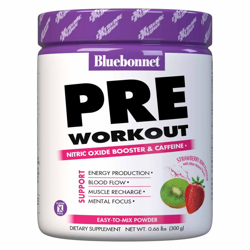 CLEARANCE! Bluebonnet Extreme Edge Pre Workout Strawberry Kiwi .66 lbs Powder, BEST BY 09/2024