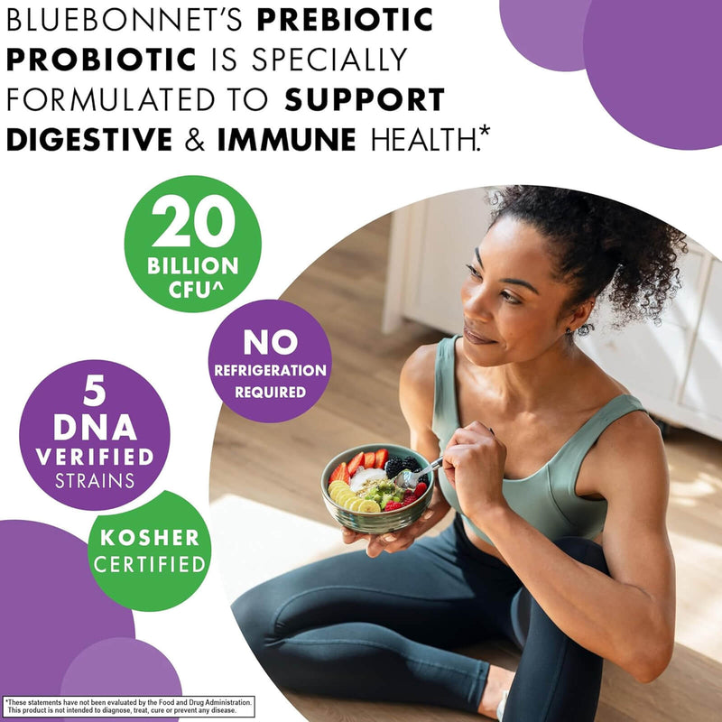 Bluebonnet 益生元益生菌200亿张CFU^ 30 VEG胶囊